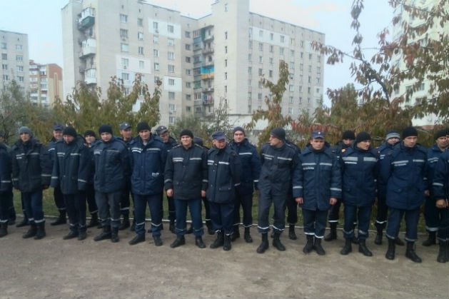 У Броварах пройшли заняття рятувальників