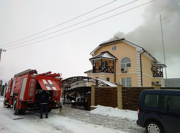 Пожежа поблизу Броварів: на щастя, обійшлося без жертв