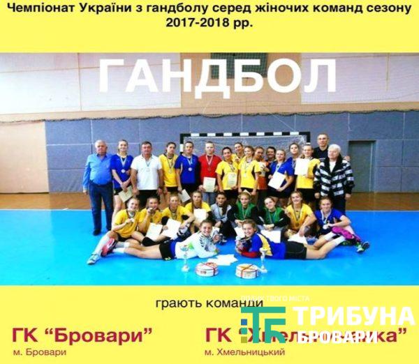 У Броварах проходить Чемпіонат України з гандболу