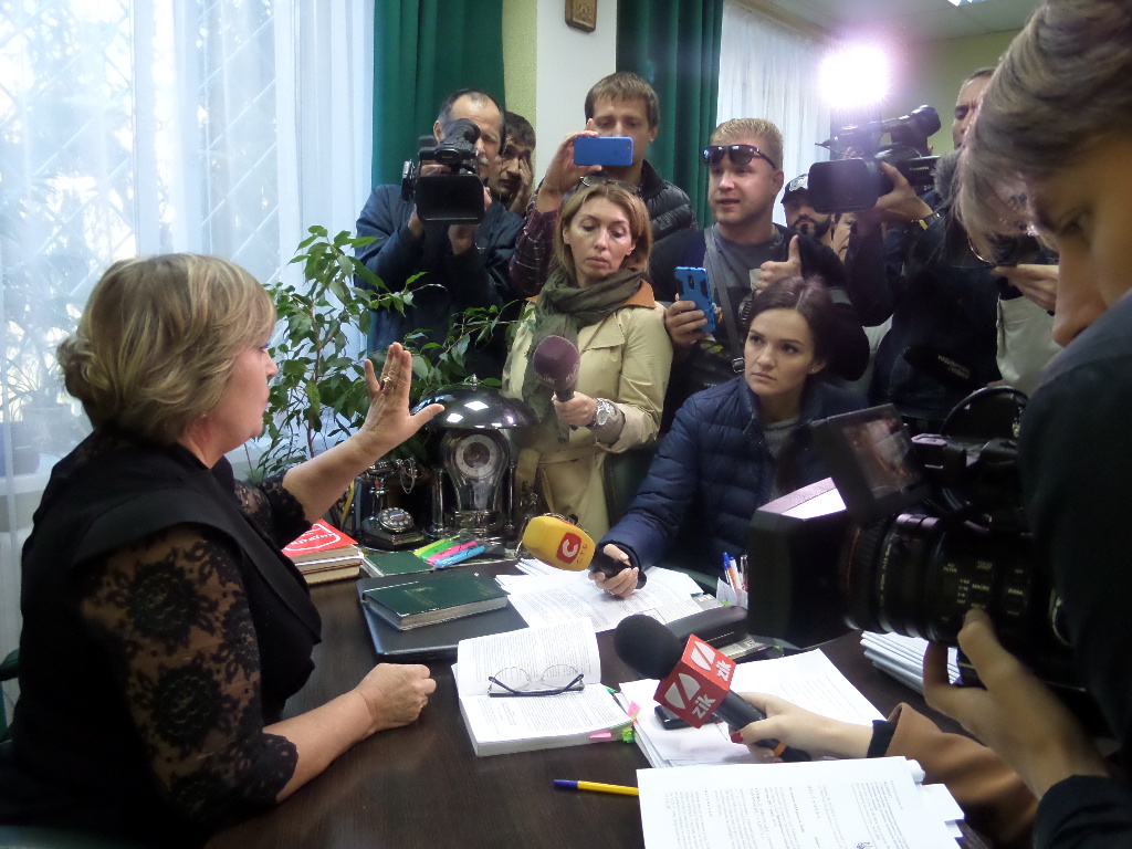Акція протесту проти суддівського свавілля: як виправдовувалася суддя Ганна Білик