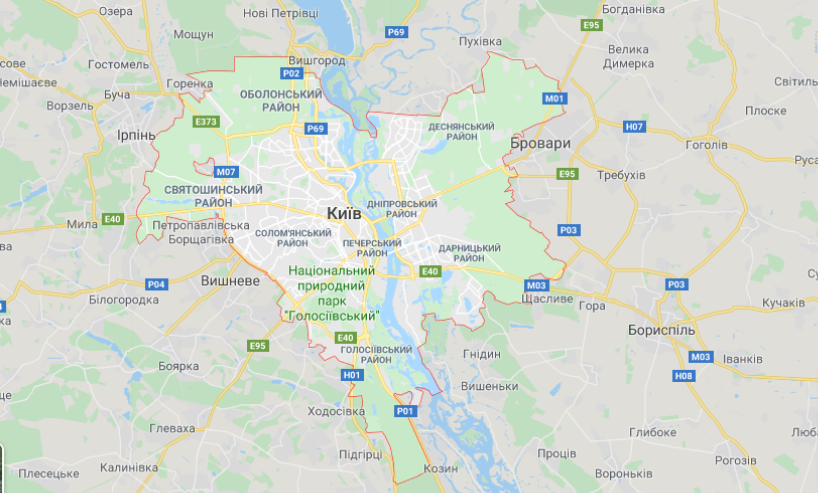 Київ збільшить свої межі за рахунок земель Броварщини місто Київ