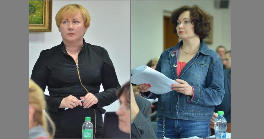 Людмила Кулініч і Ірина Веремчук