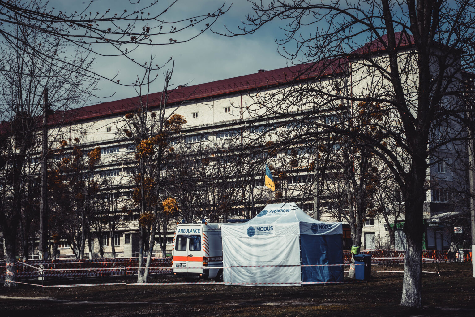COVID-2019: як діє у броварській лікарні сортувально-розподільче містечко (Відео)