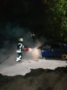 Згоріла автівка