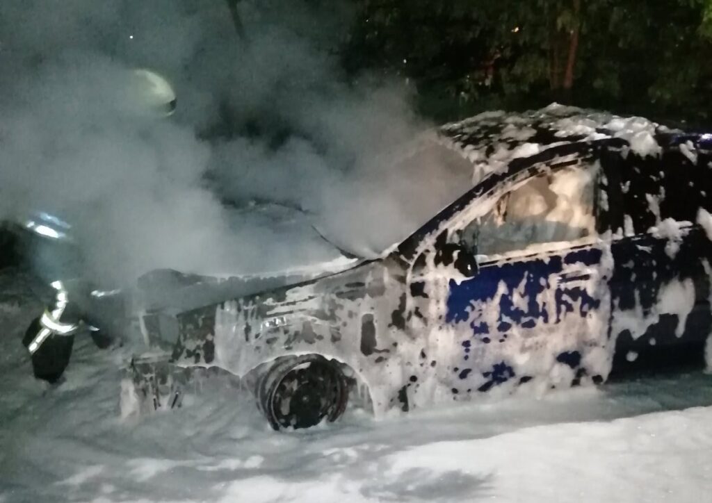 Поліція оголосила підозру підпалювачу авто в Броварах Згоріла автівка