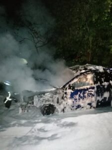 Згоріла автівка