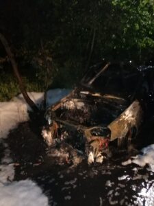 Згоріла автівка