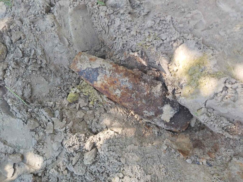 У Рожівці знайшли снаряд снаряд у Рожівці