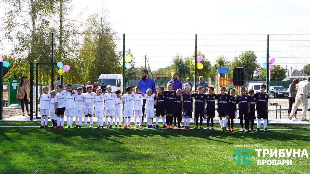 У Броварах відкрився спортивний майданчик на вул. Київській. Відео