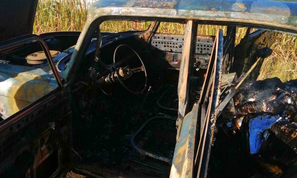 На Луценка горів автомобіль