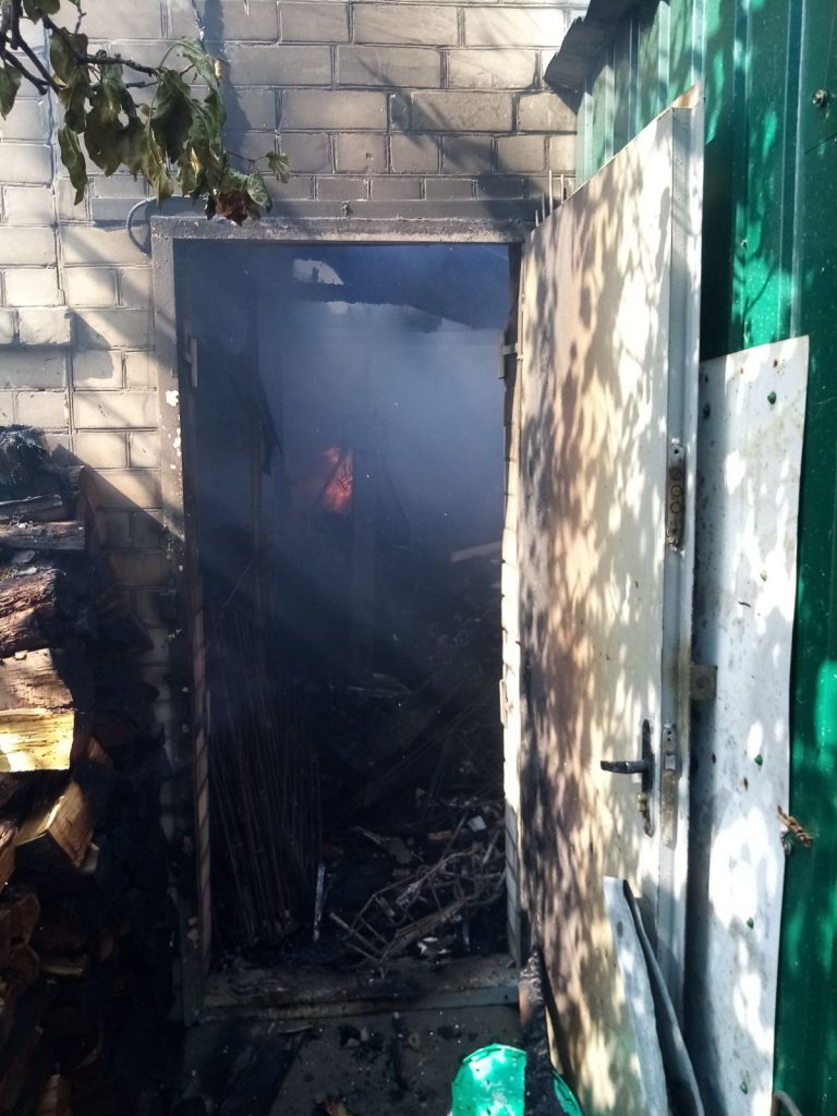 Пожежа дачного будинку в Заворичах