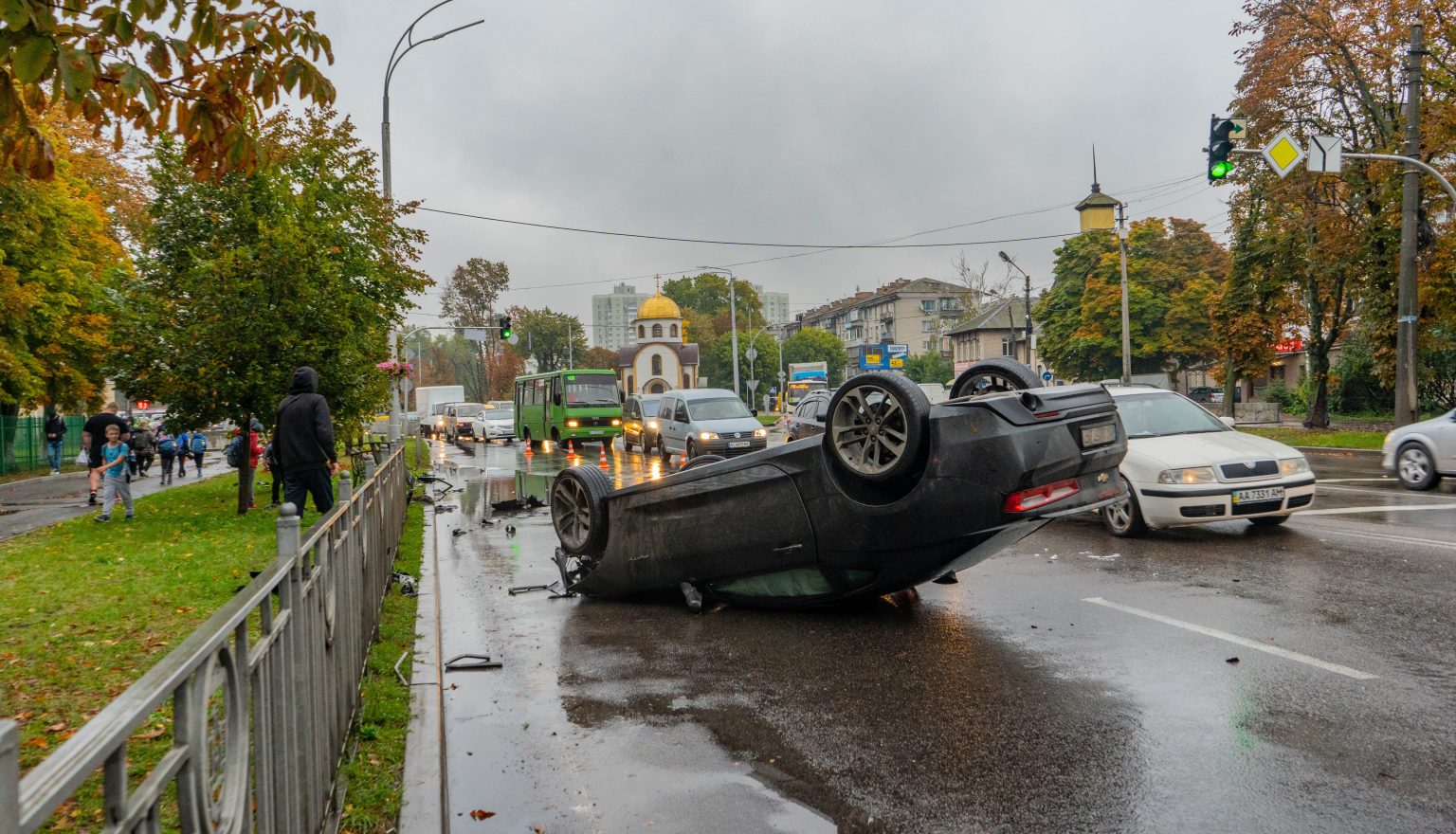 ДТП на Розвілці Chevrolet Camaro