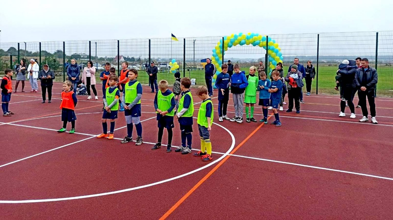 Відкриття спортивного майданчика в Богданівці