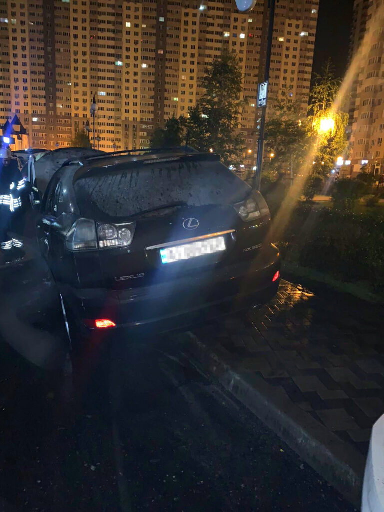 Затримання бандитів, які спалили Lexus