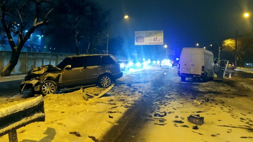 ДТП на Торгмаші, фото поліції