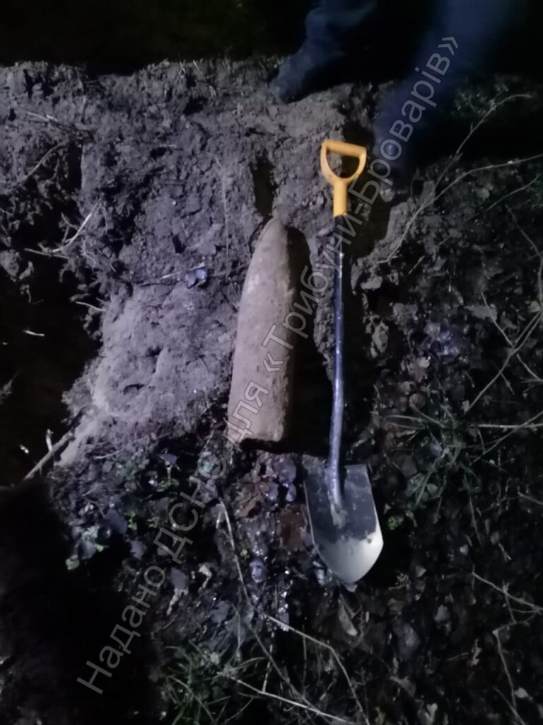 Снаряд в пухівському лісі