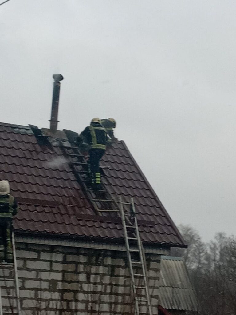 Пожежа Заворичі 13 січня