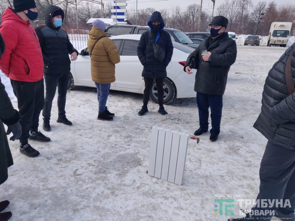 Перебої з електрикою: протест під броварським ДТЕК. ФОТОРЕПОРТАЖ