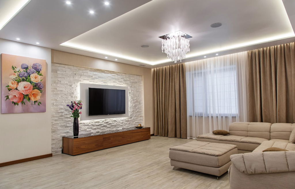 стелі натяжні