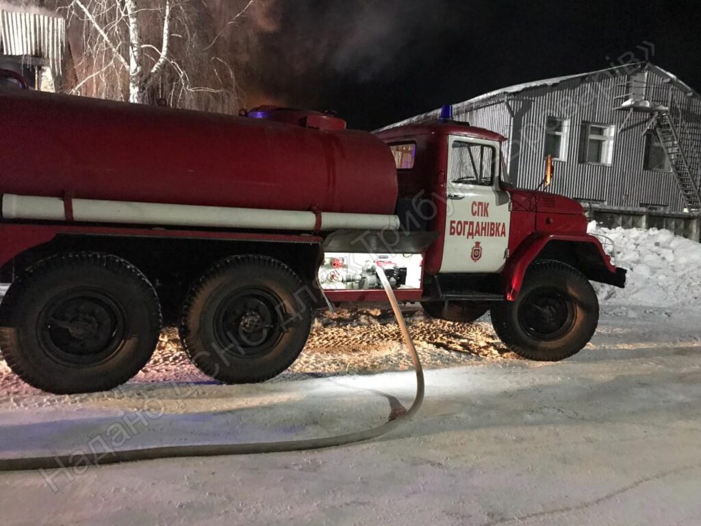 Пожежа магазину в Шевченковому 16-17.02.2021