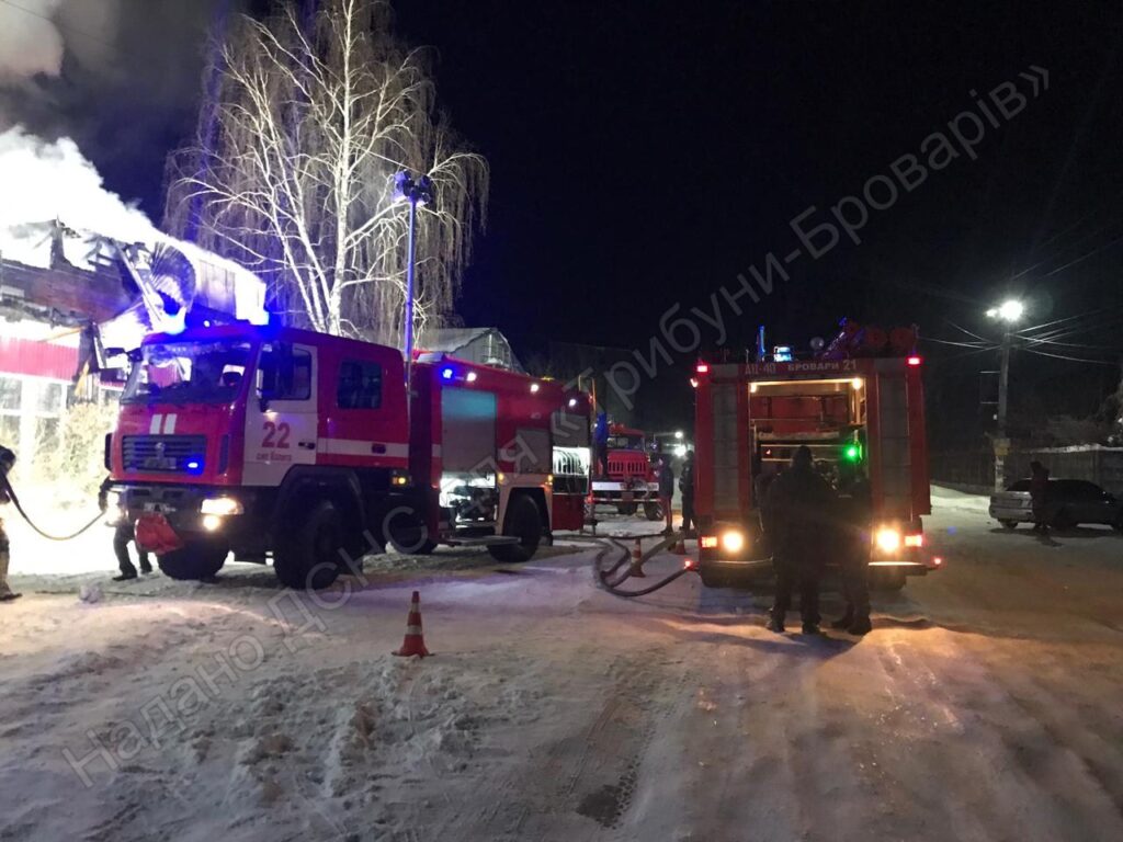 Пожежа магазину в Шевченковому 16-17.02.2021