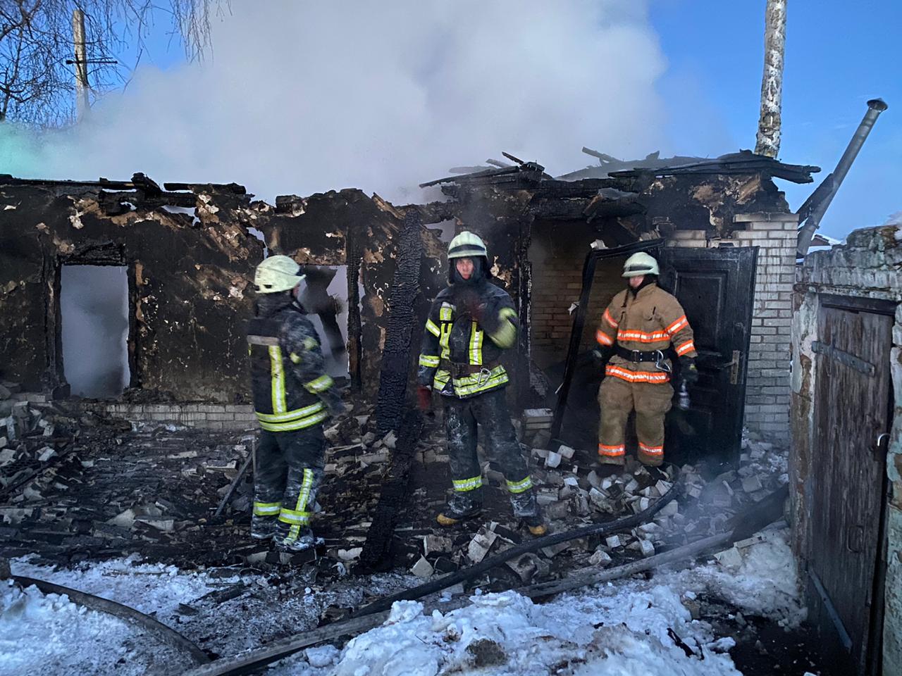 Горить житловий будинок у Світильні 19.02.2021, фото - ДСНС