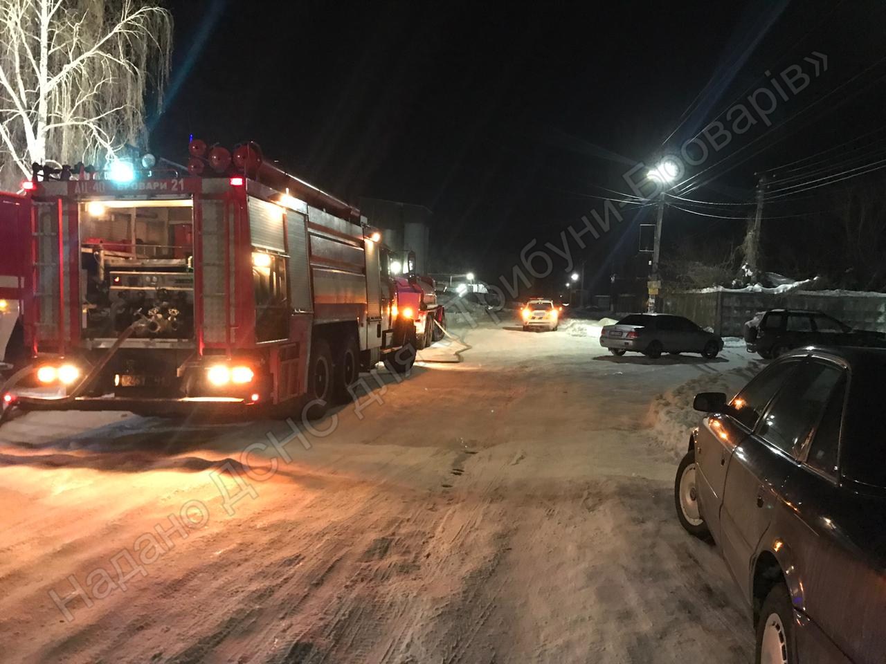 Пожежа магазину в Шевченковому 16-17.02.2021