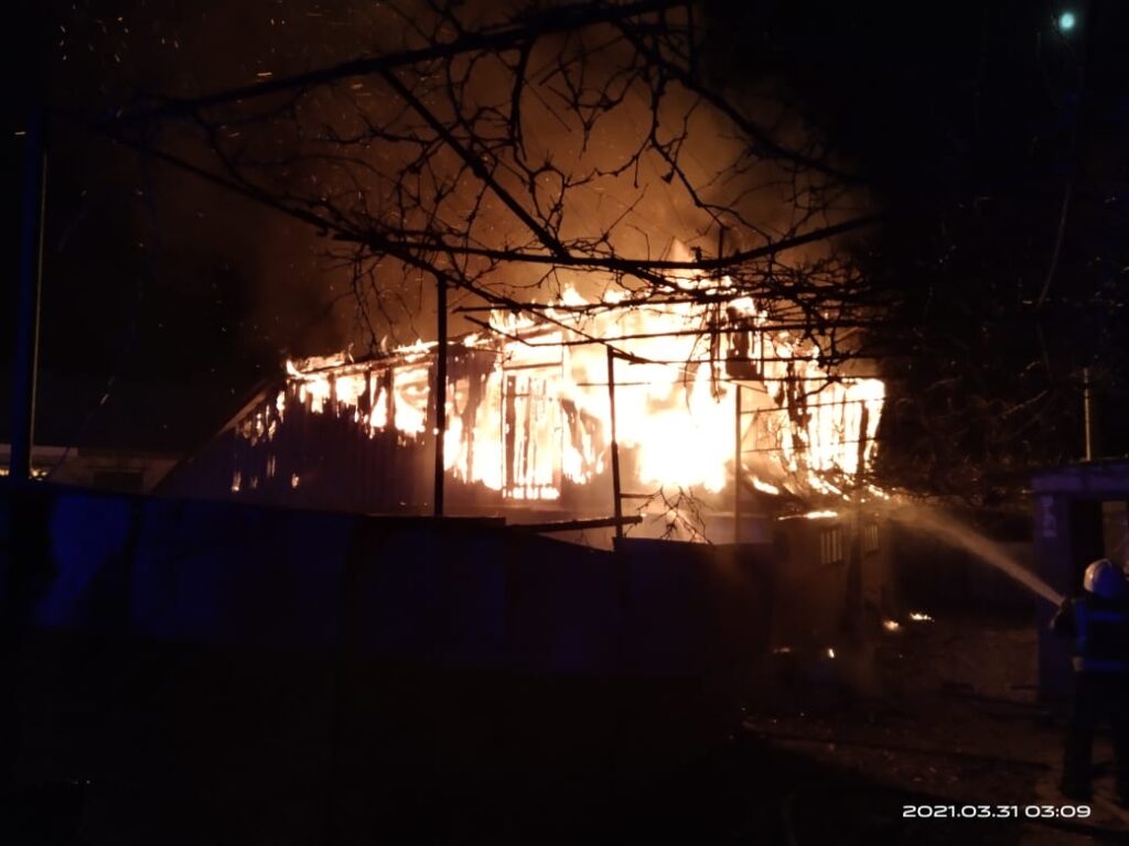 Пожежа господарча будівля Калита, 31.03.2021, Фото - ДСНС