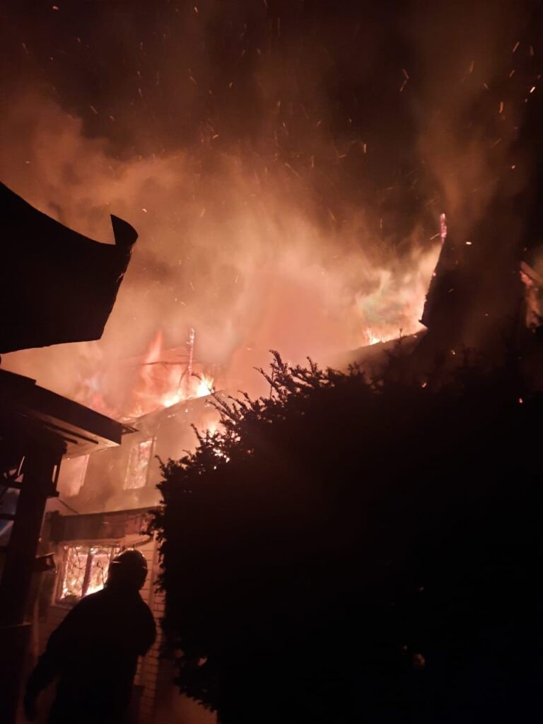 Пожежа в Зазим'ї 8 березня