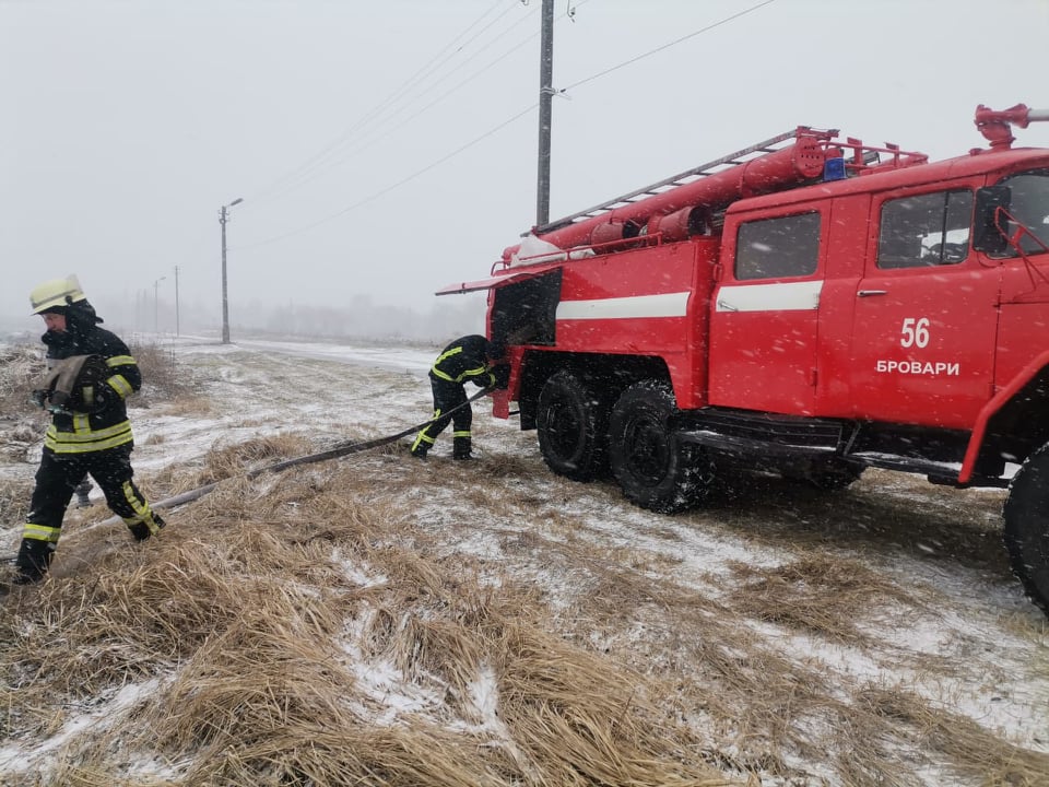Пожежа в Калинівці