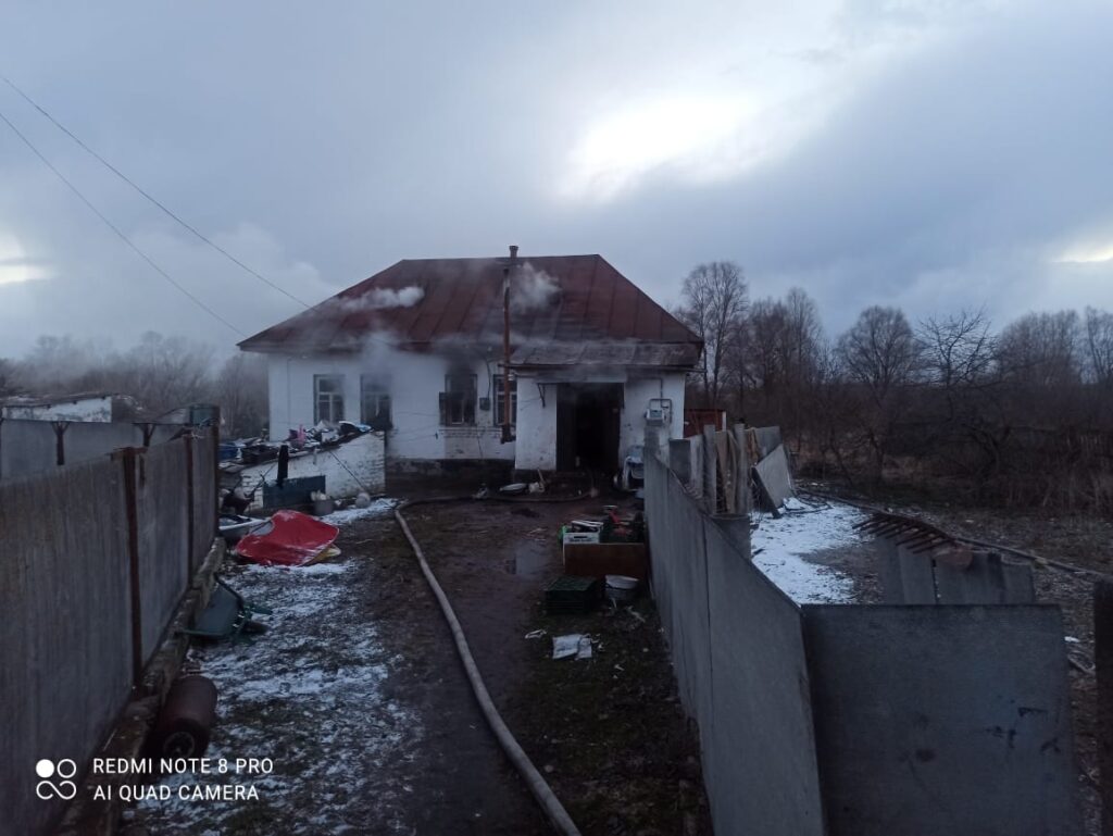 Пожежа Требухів 23.03.2021