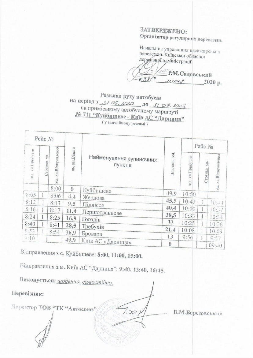 Маршрутка № 711