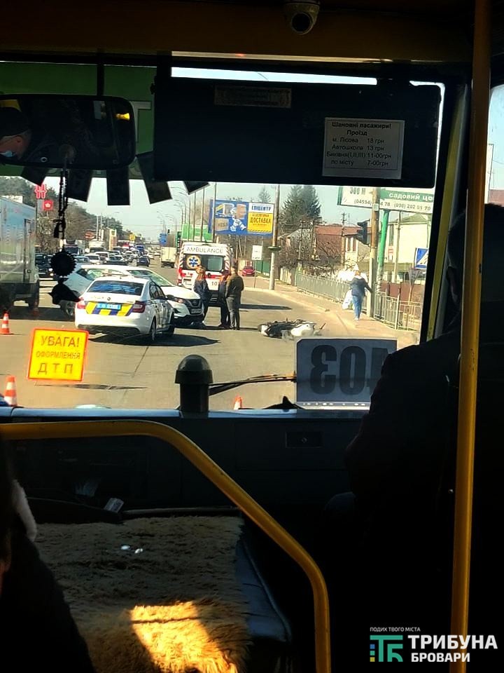 ДТП на Вітерці, Нісан і мотоцикл