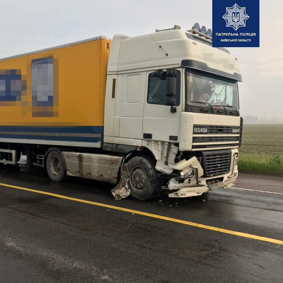 ДТП на броварській окружній, фото - поліція