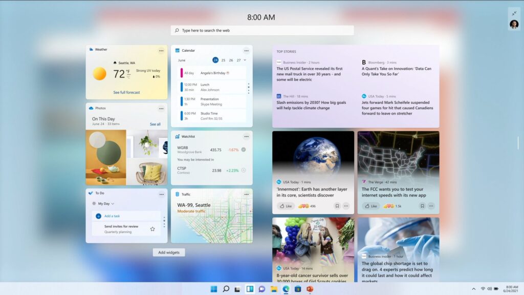 Презентація Windows 11, фото &ndash; скріни з презентації