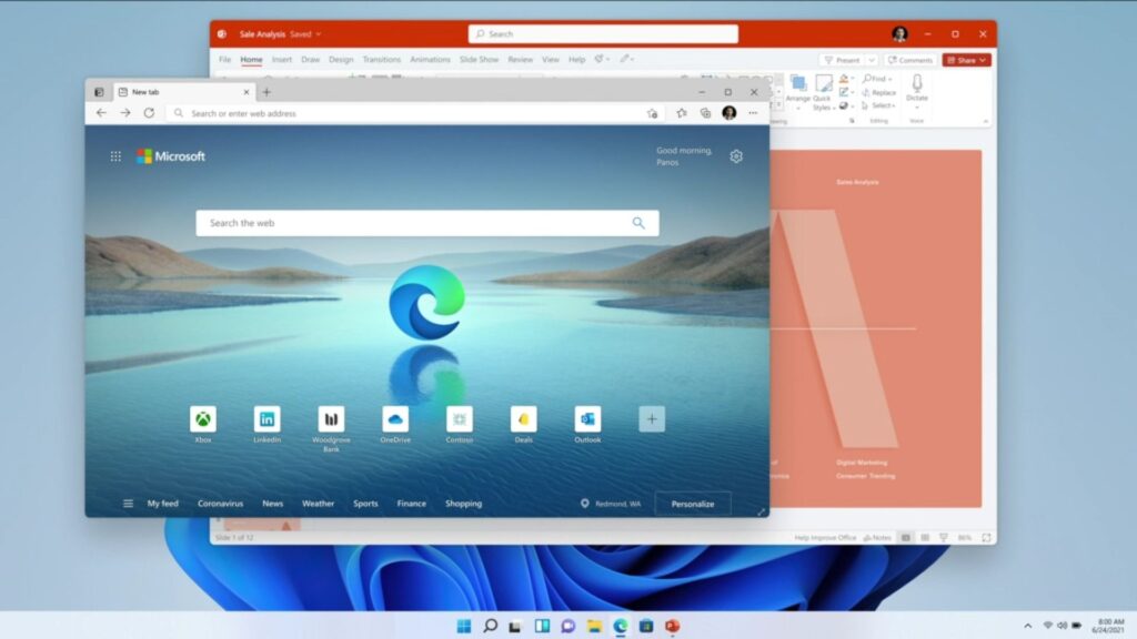 Презентація Windows 11, фото &ndash; скріни з презентації