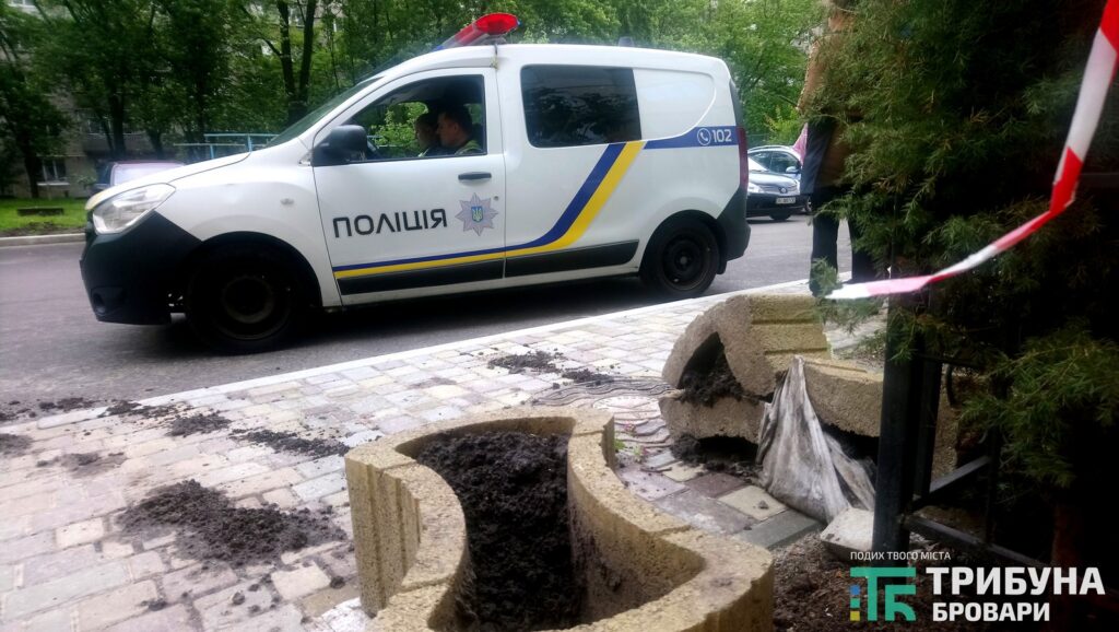 Нищення вазонів та порушення паркування, Незалежності, 10-Б, фото - Захар