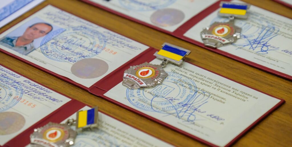 Ще два мешканці Броварщини отримали звання «Почесний донор України». ФОТО