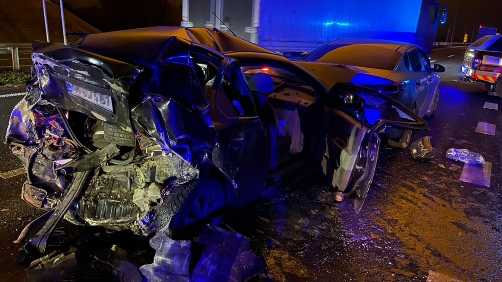 На броварській Об’їзній дорозі зіткнулися 4 автівки. Є постраждалі. ФОТО, ВІДЕО