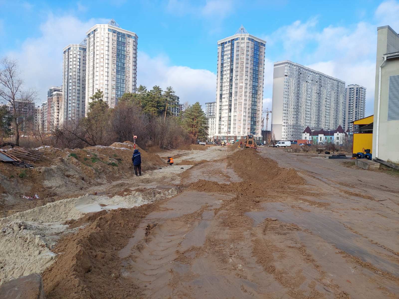будівництво провулку Сокура