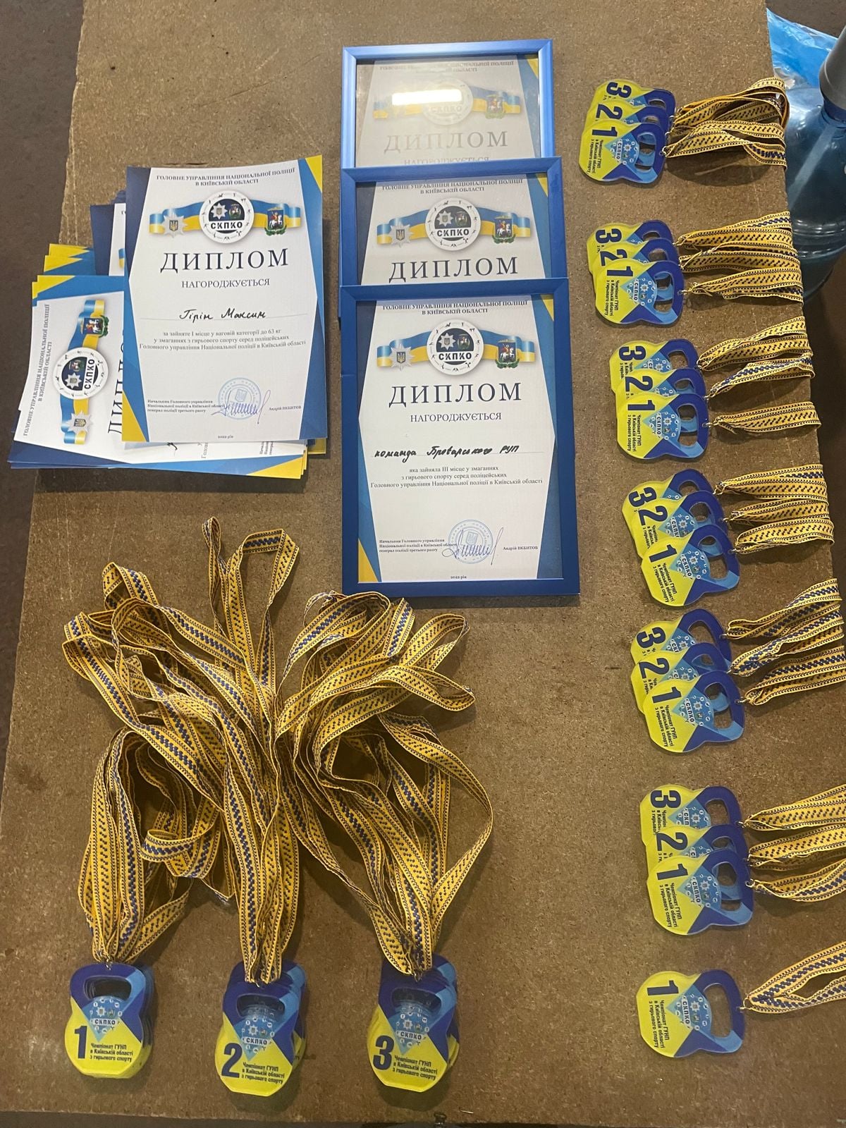 поліція, гирьовий спорт