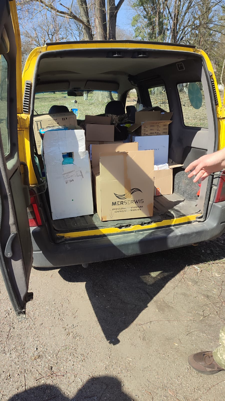 Заворичі, гуманітарна допомога