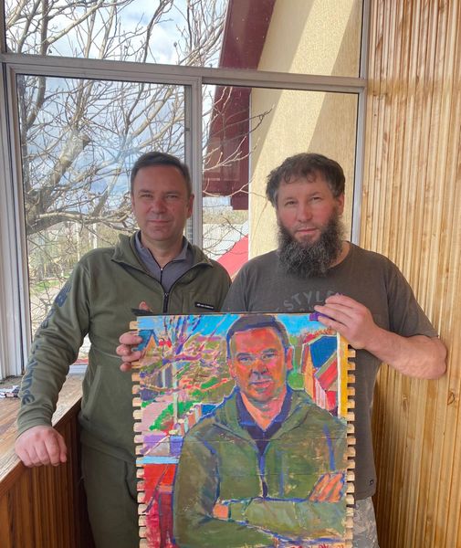 художник В. Безрукий і Гредунов