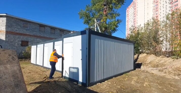 модульне містечко в Броварах
