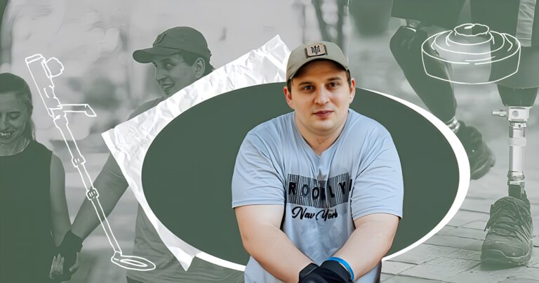 Броварець Сергій Литовченко на війні втратив ноги, але не прагнення допомагати