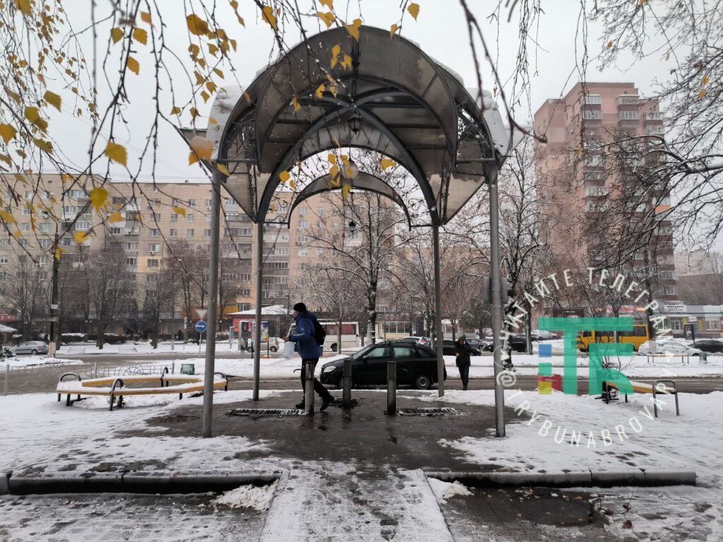 Бювет Незалежності зима