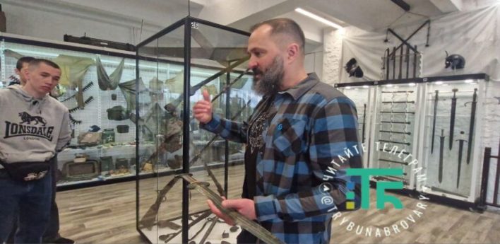 «Зброя народів світу»: у Броварах у музеї історичної зброї відкрилася нова виставка Сергій Червінський, музей історичної зброї