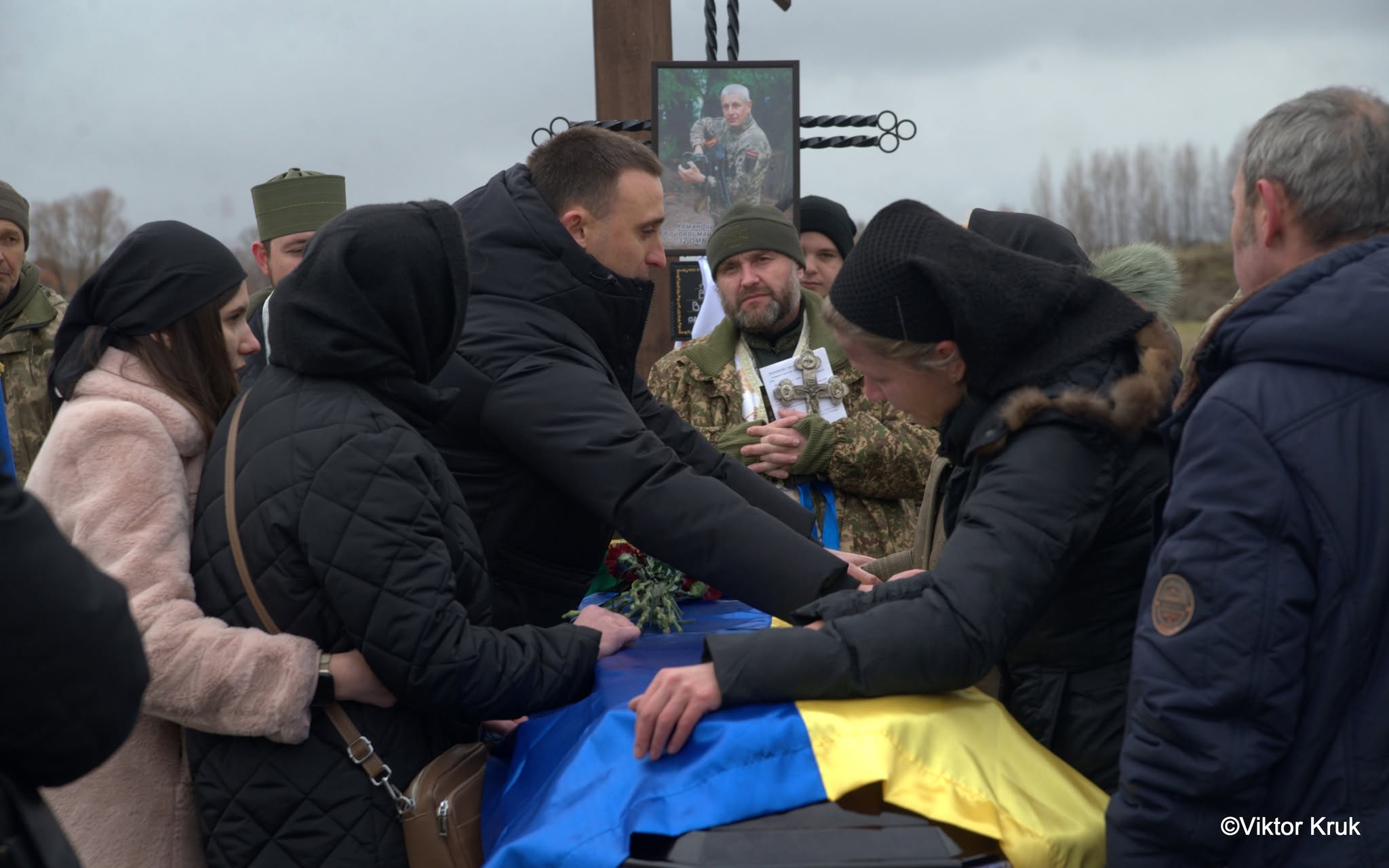 Поховання Віталія Данчишена