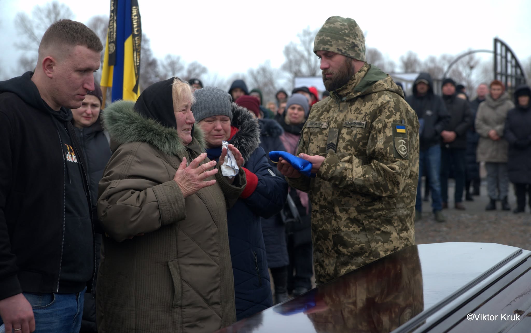 Поховання Віталія Данчишена